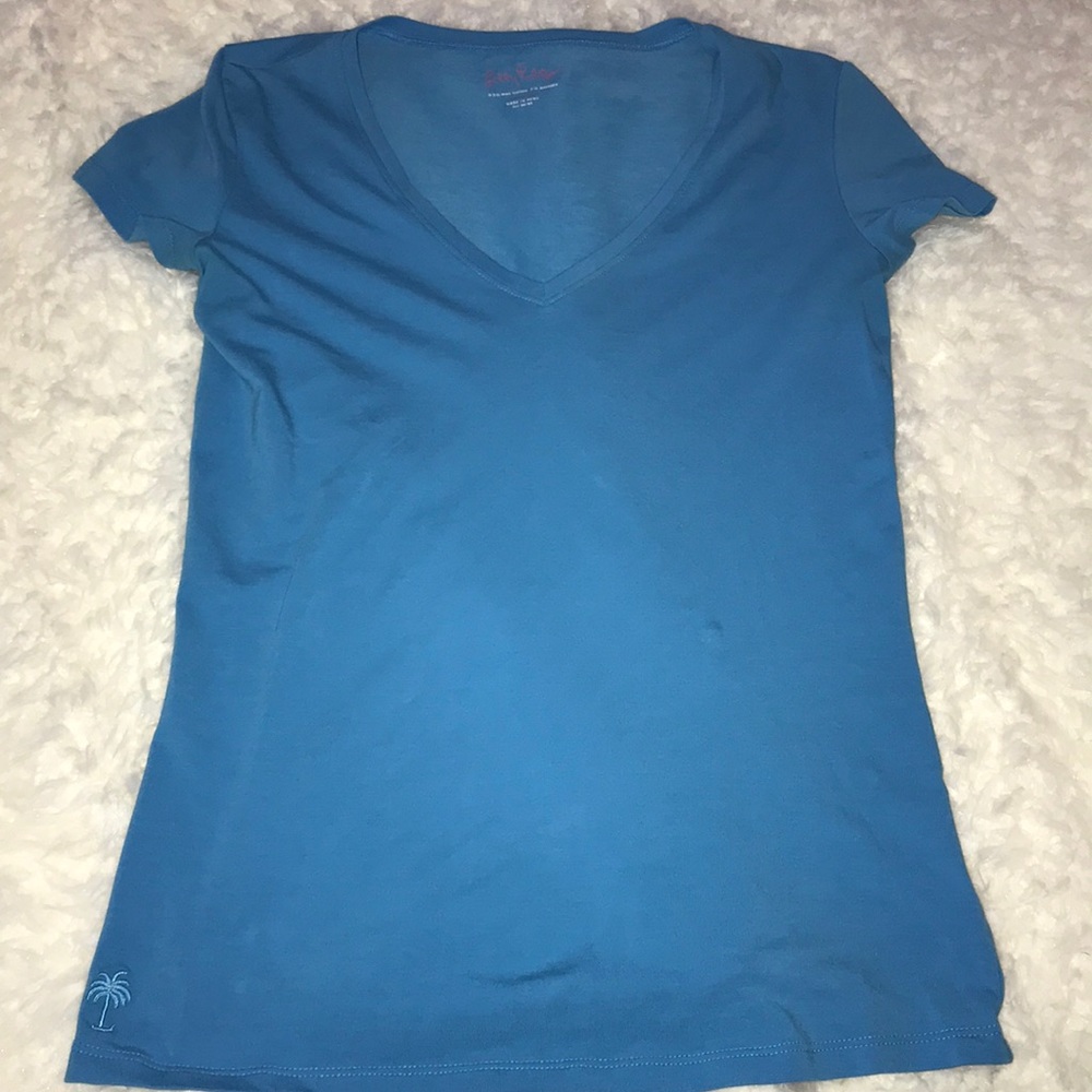 Blue Lilly Pulitzer shirt
